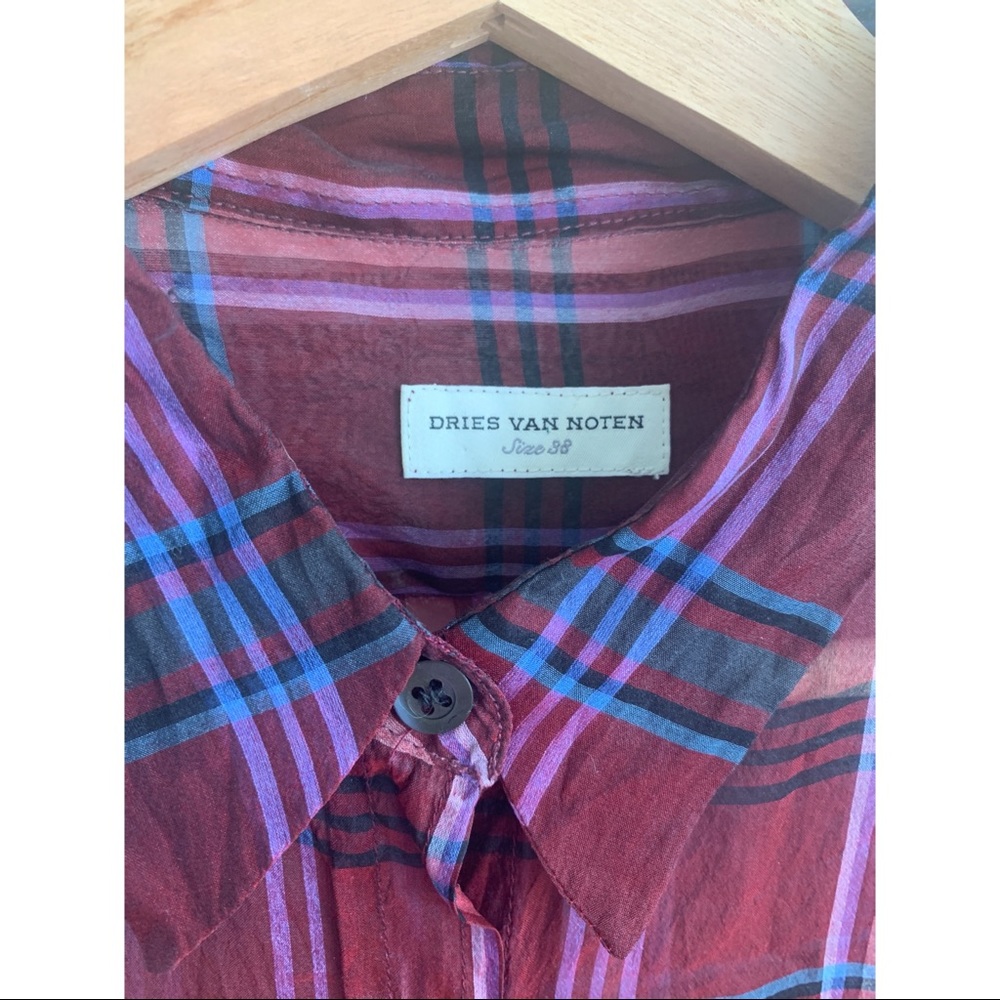 Sheer Silk Dries Van Noten Blouse